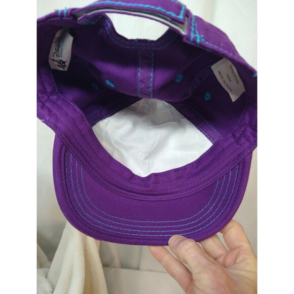 Disney Parks Authentic Original Mickey Mouse Purple Hat Adult Adjustable Cap - Picture 9 of 11